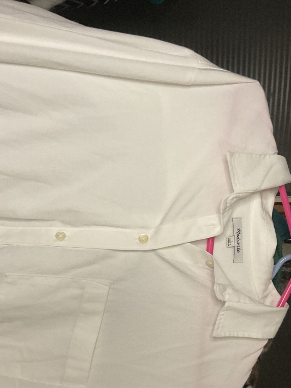 Madewell womens 
White Casual Button-Down Shirt